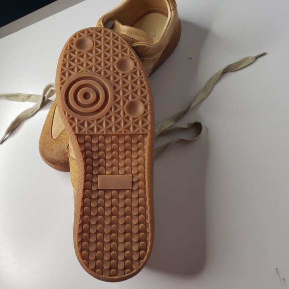 Handmade Leather Burnished Unisex Leather Walking Athleisure Casual Sneaker - Picture 8 of 12